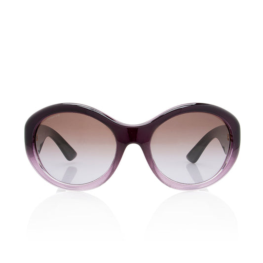 Prada Oval Glam Sunglasses (SHF-19585)