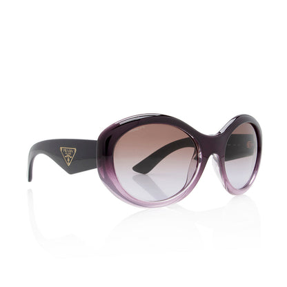 Prada Oval Glam Sunglasses (SHF-19585)