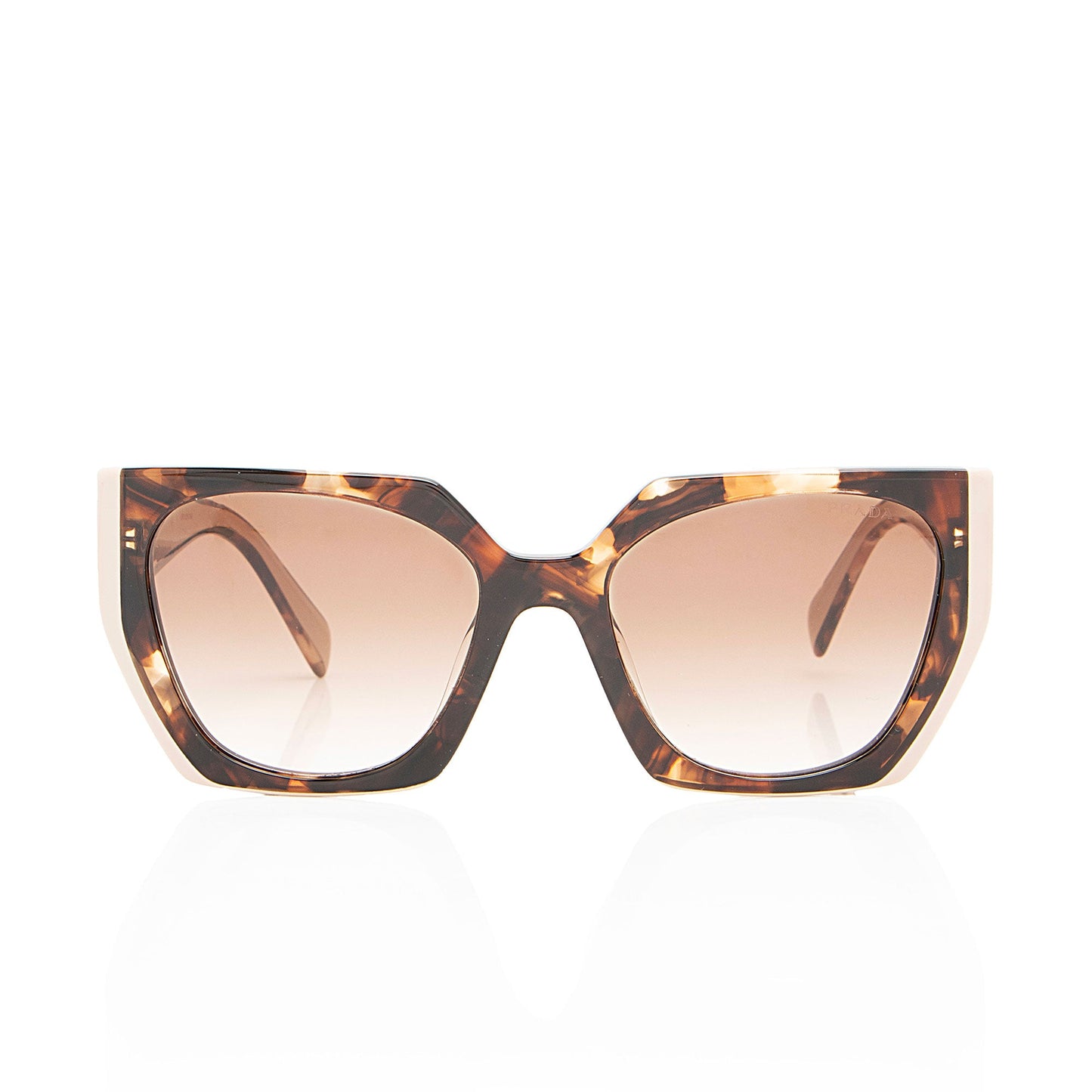Prada Logo Oversized Geometric Sunglasses