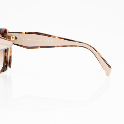 Prada Logo Oversized Geometric Sunglasses
