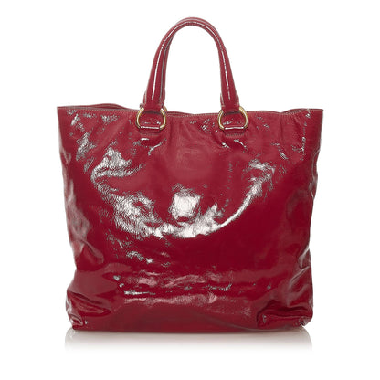 Prada Patent Leather Satchel (SHG-27627)