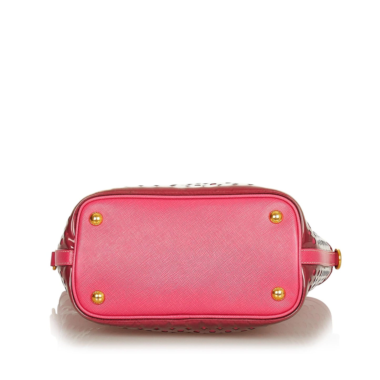 Prada Perforated Vinyl Satchel (SHG-25179)