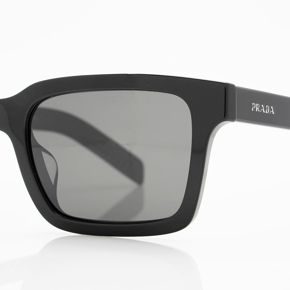 Prada Polarized Rectangular Sunglasses (SHF-21010)