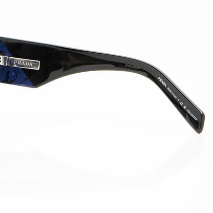 Prada Polarized Triangle Logo Sunglasses
