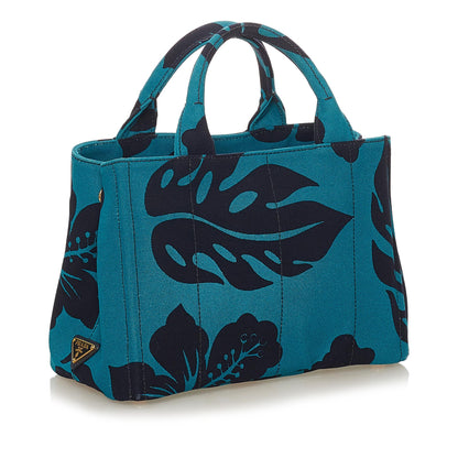 Prada Printed Canvas Satchel (SHG-27800)
