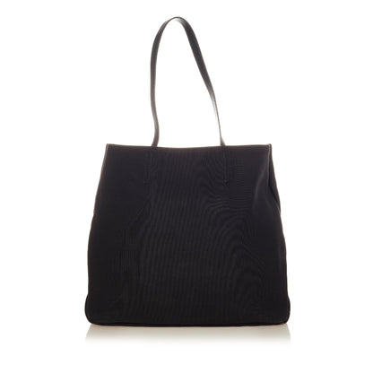 Prada Printed Canvas Tote Bag (SHG-34571)