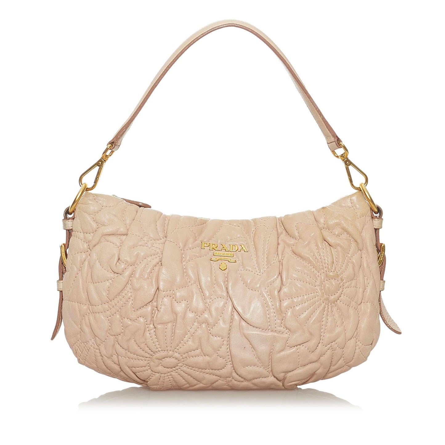 Prada Quilted Leather Handbag (SHG-28640)