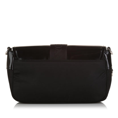 Prada Re Nylon Spazzolato Pocket Crossbody Bag (SHG-36812)