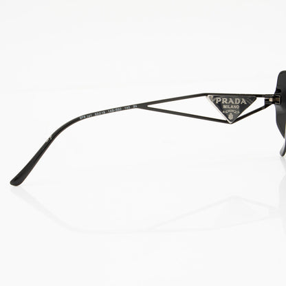 Prada Rectangle Triangle Logo Sunglasses