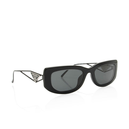 Prada Rectangle Triangle Logo Sunglasses