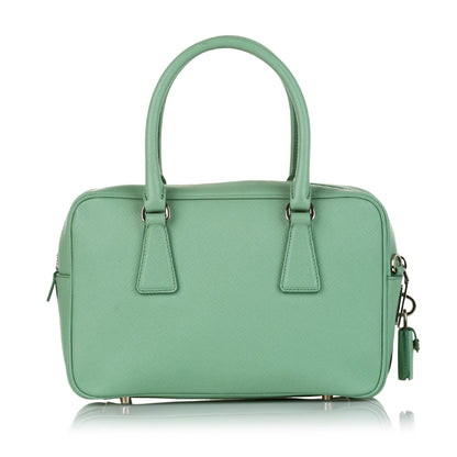 Prada Saffiano Bauletto Satchel (SHG-33240)
