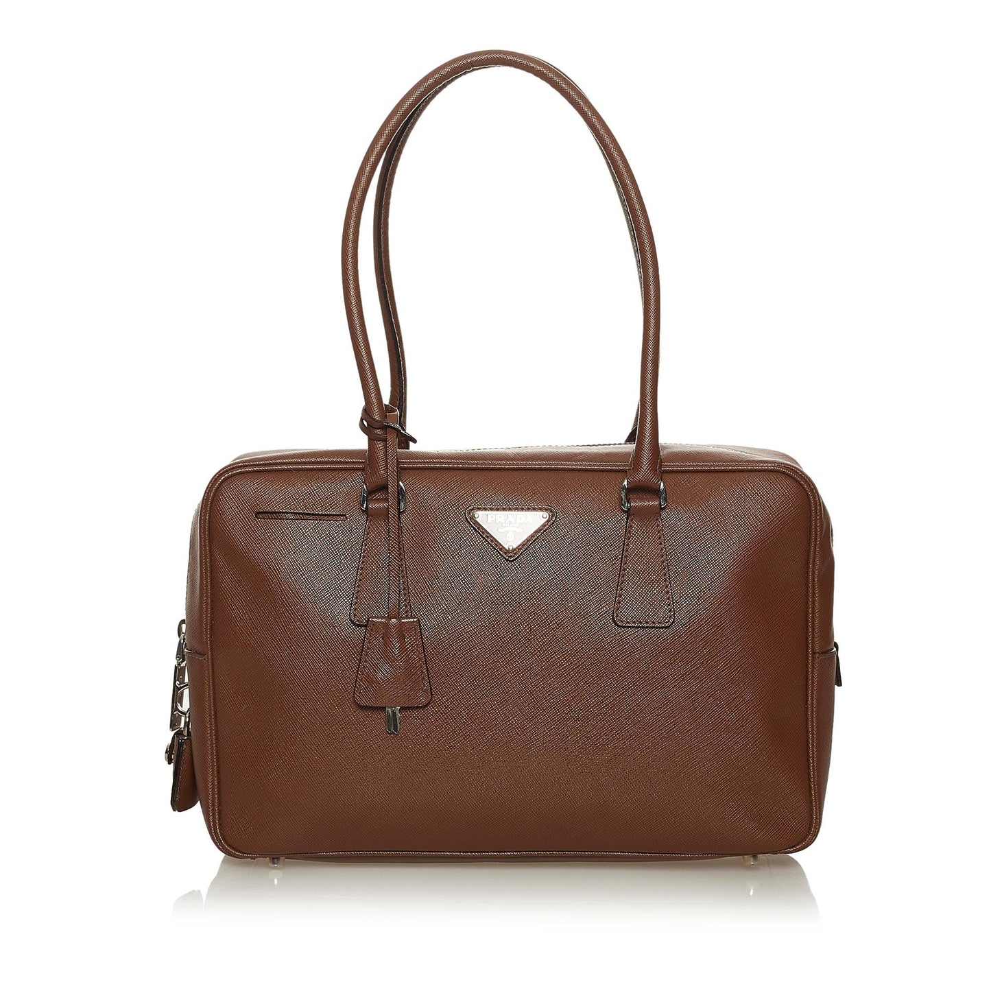 Prada Saffiano Bauletto Shoulder Bag (SHG-29087)