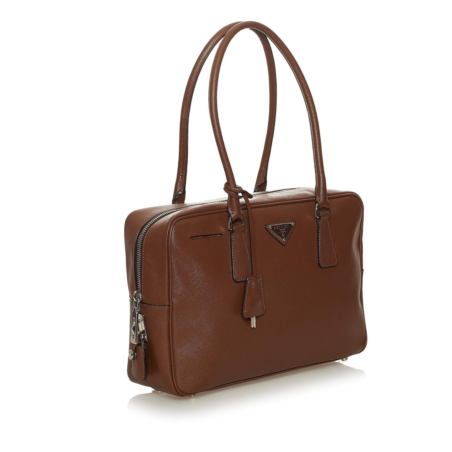 Prada Saffiano Bauletto Shoulder Bag (SHG-29087)