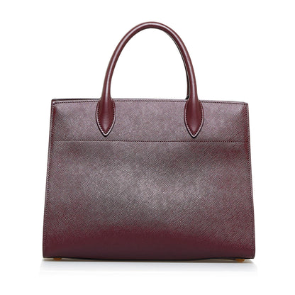 Prada Saffiano Bibliotheque Satchel (SHG-s1EODS)
