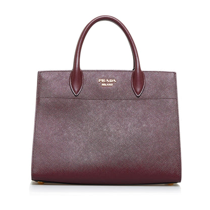 Prada Saffiano Bibliotheque Satchel (SHG-s1EODS)