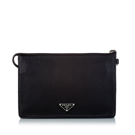 Prada Saffiano Clutch Bag (SHG-27617)