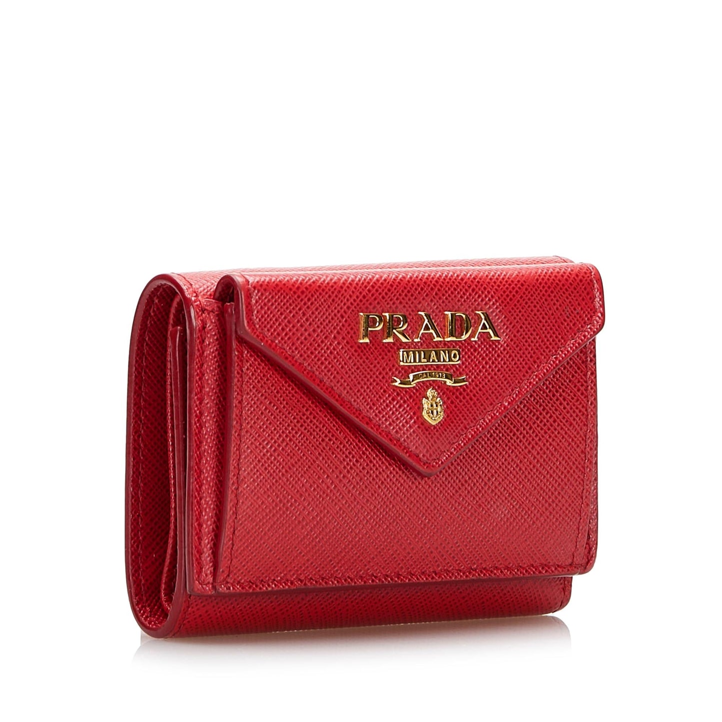 Prada Saffiano Compact Wallet (SHG-iCDw3h)