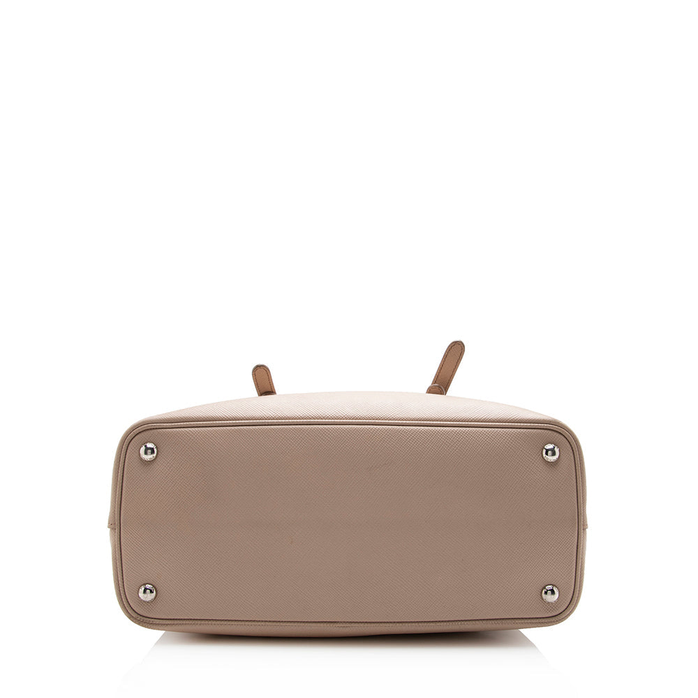 Prada Saffiano Cuir Double Handle Medium Tote - FINAL SALE (SHF-14571)