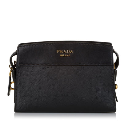 Prada Saffiano Esplanade Crossbody Bag (SHG-35109)