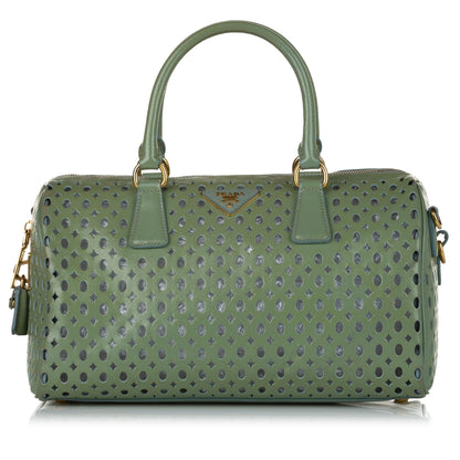 Prada Saffiano Fori Satchel (SHG-33320)