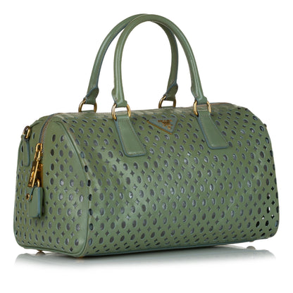 Prada Saffiano Fori Satchel (SHG-33320)