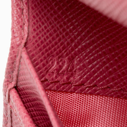 Prada Saffiano French Wallet (SHF-QWqJNQ)