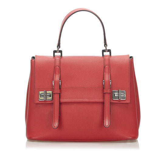 Prada Saffiano Handbag (SHG-18861)