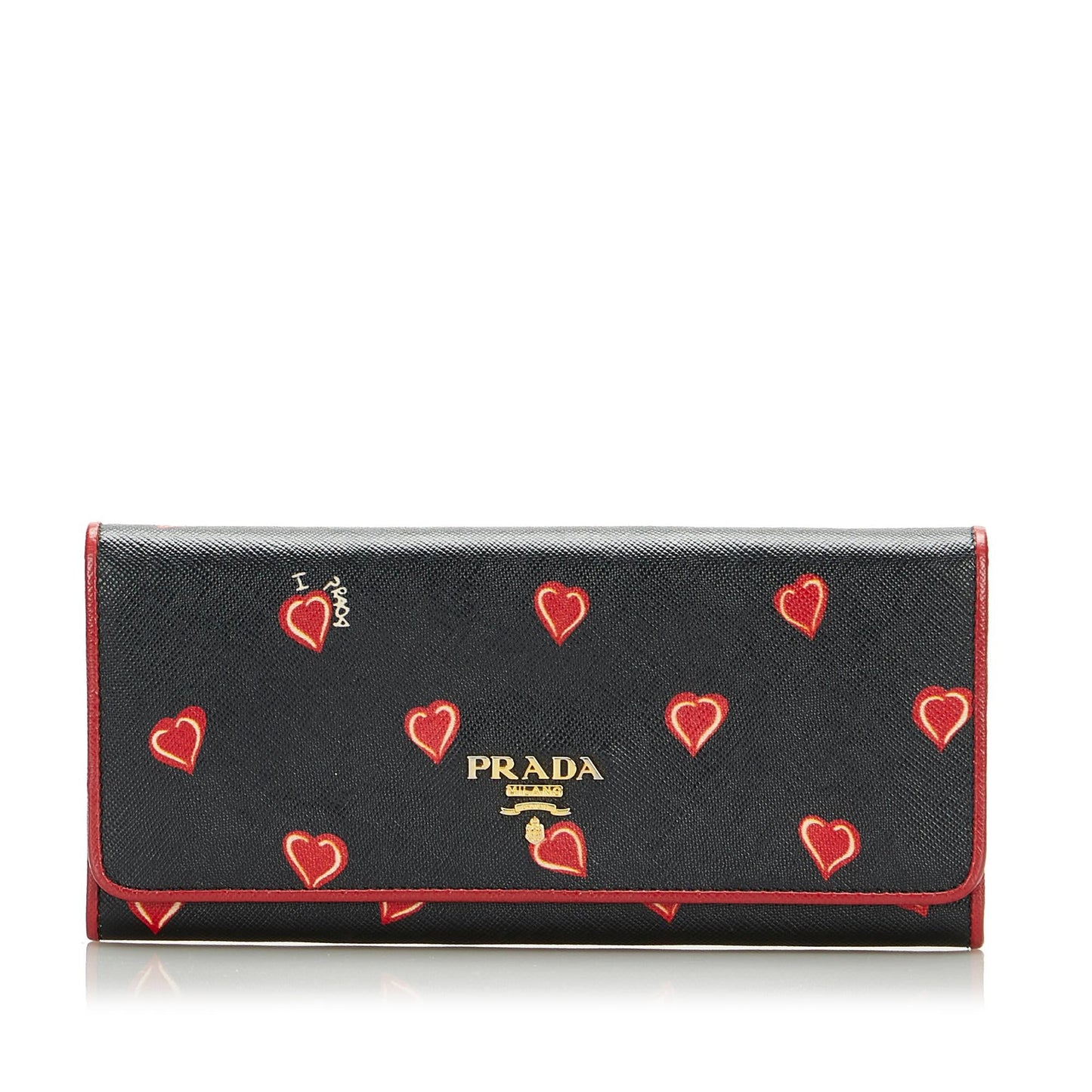 Prada Saffiano Heart Long Wallet (SHG-0YkLI9)