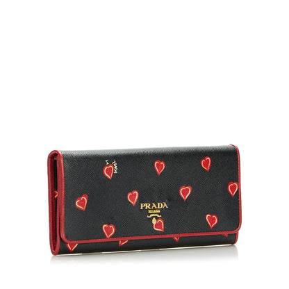 Prada Saffiano Heart Long Wallet (SHG-0YkLI9)