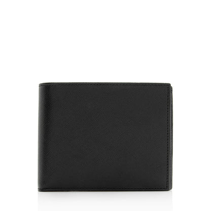 Prada Saffiano Leather Bifold Wallet (SHF-20832)