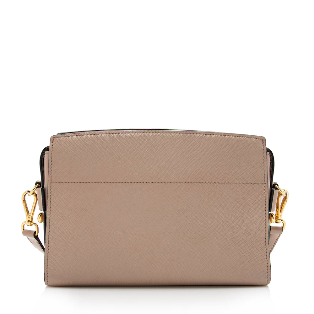 Prada Saffiano Leather Camera Shoulder Bag (SHF-15591)