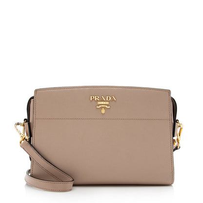Prada Saffiano Leather Camera Shoulder Bag (SHF-15591)