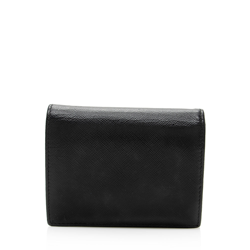 Prada Saffiano Leather Card Holder (SHF-19952)