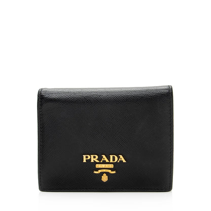 Prada Saffiano Leather Card Holder (SHF-19952)