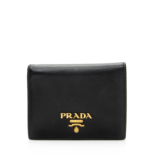 Prada Saffiano Leather Card Holder (SHF-19952)