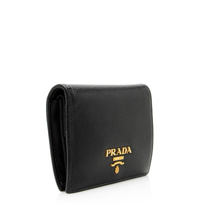 Prada Saffiano Leather Card Holder (SHF-19952)