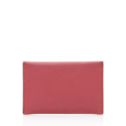 Prada Saffiano Leather Card Holder (SHF-21996)