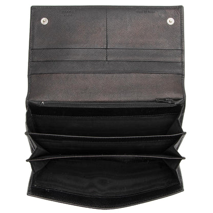 Prada Saffiano Leather Continental Wallet (SHF-23104)