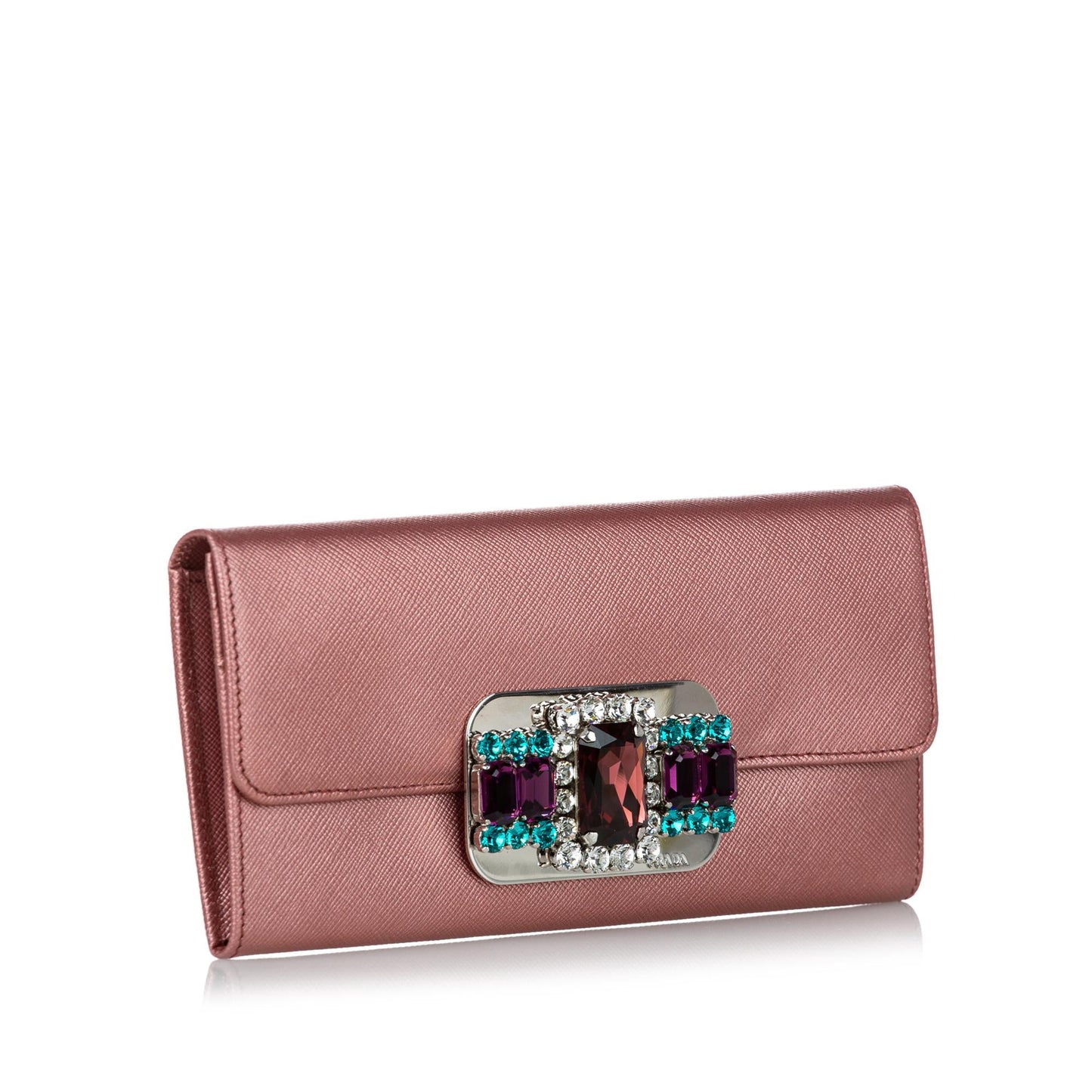 Prada Saffiano Leather Long Wallet (SHG-30480)