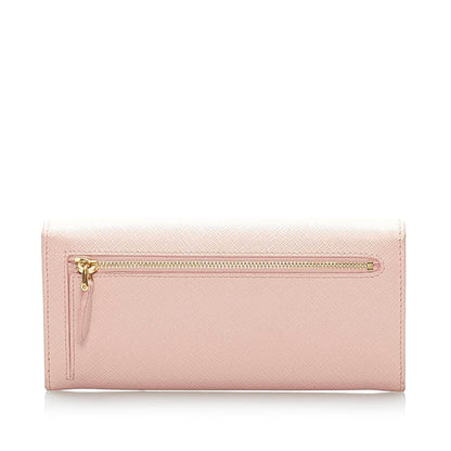 Prada Saffiano Leather Long Wallet (SHG-33952)