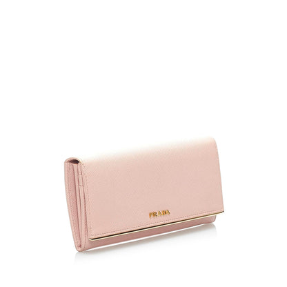 Prada Saffiano Leather Long Wallet (SHG-33952)