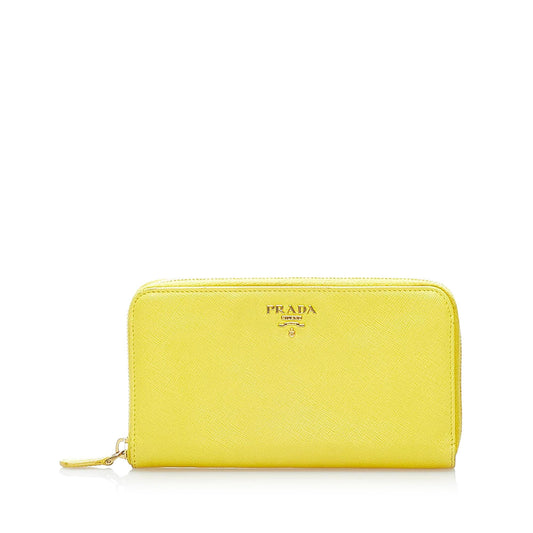 Prada Saffiano Leather Long Wallet (SHG-33966)