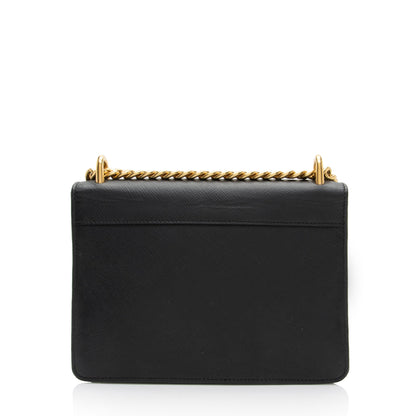 Prada Saffiano Leather Chain Mini Shoulder Bag