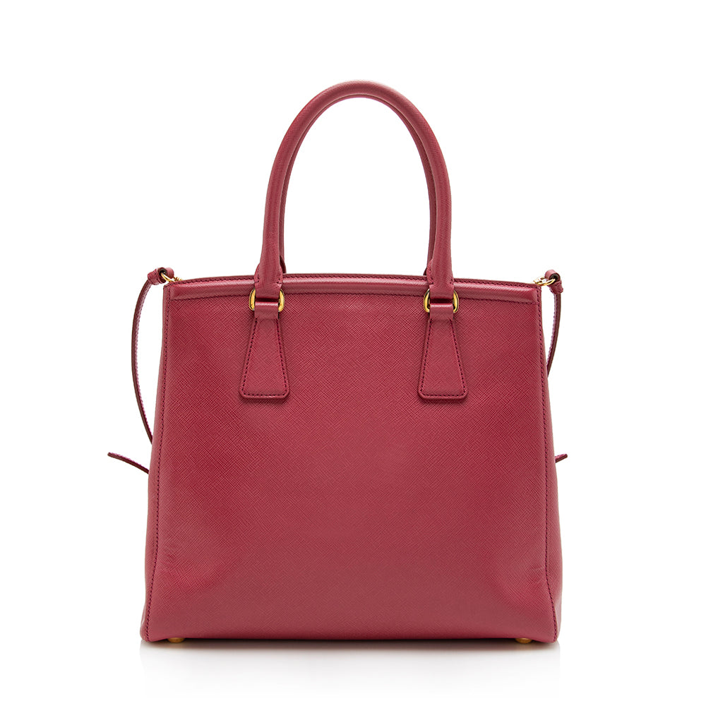 Prada Saffiano Leather Parabole Small Tote (SHF-16951)