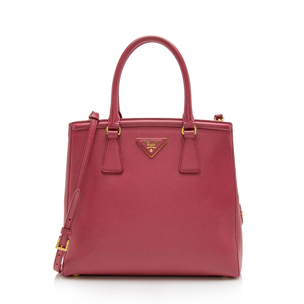 Prada Saffiano Leather Parabole Small Tote (SHF-16951)