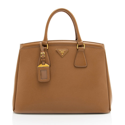 Prada Saffiano Leather Parabole Tote (SHF-18152)