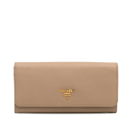 Prada Saffiano Long Wallet (SHG-GiUjhn)