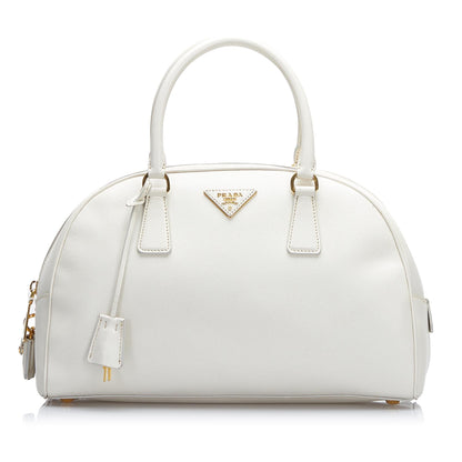 Prada Saffiano Lux Bowler (SHG-EPU9zx)