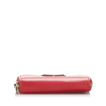 Prada Saffiano Lux Coin Pouch (SHG-HHW4oi)