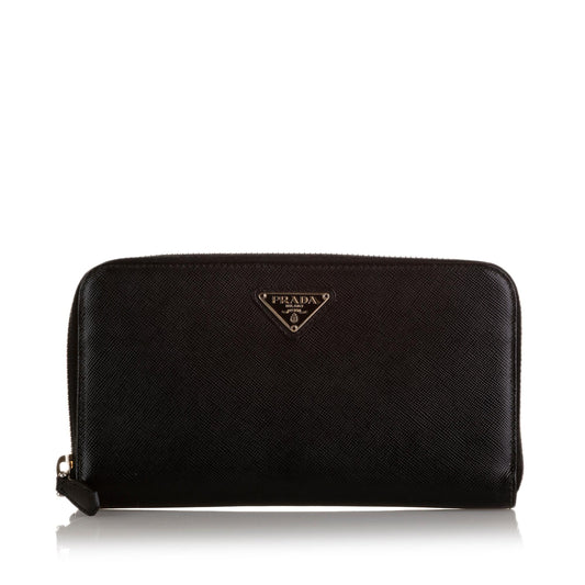 Prada Saffiano Lux Continental Wallet (SHG-36833)